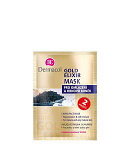 Dermacol Gold Elixir Caviar Face Mask maseczka do twarzy z kawiorem 2x8g
