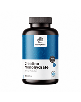 Healthy World Monohydrat kreatyny, 180 tabletek