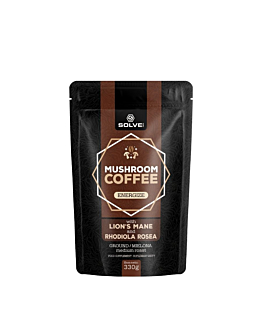 Solve Labs Mushroom Coffee Lion’s Mane (soplówka jeżowata) + Rhodiola