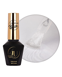MollyNails Extreme Base Elastyczna Baza Wysokiej Przyczepności Clear 10 g