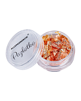 Allepaznokcie Pazłotko Dwustronne Flame Ultrafine Folia Chrom W Płatkach Do Zdobień 3 ml Nr 7