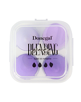 Donegal Blending Sponge gąbki do makijażu w etui 4szt. 4345