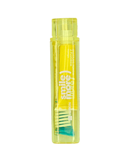 HiSkin Smile More zestaw pasta do zębów o smaku mango, 4ml + szczoteczka do zębów