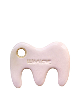 Lullalove Ceramiczny grzebień do wcierek i masażu głowy - róż