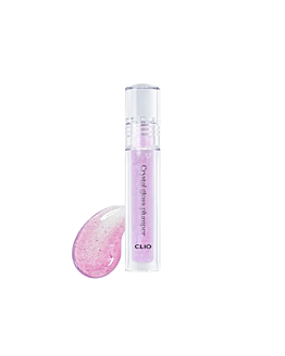 Clio Crystal Gloss Plumper, fioletowy błyszczyk powiększający do ust, 02 Spicy Berry Tea, 3,4 g