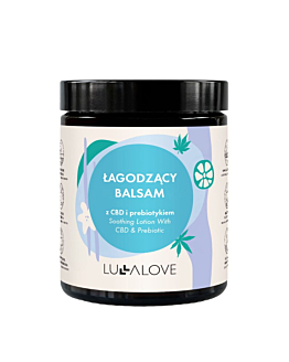 Lullalove Łagodzący balsam do twarzy i ciała z CBD i prebiotykiem