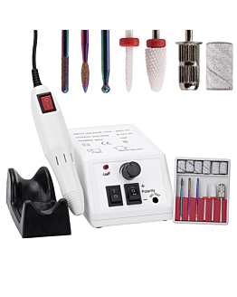 Allepaznokcie DM298 Frezarka Do Manicure Biała 15W 20000 Obrotów