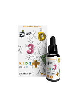 Healthy Herb Witamina D3 + E dla dzieci w kroplach