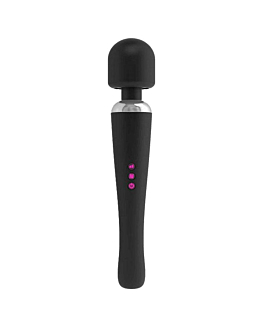 Marc Dorcel Megawand masażer z silikonową wibrującą główką Black
