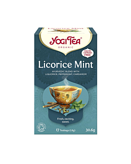 Yogi Tea herbata ajuwederyjska Licorice Mint - Lukrecja z miętą (17x1,8g)