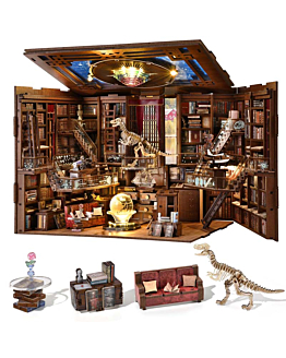 Habarri Miniaturowy domek Book Nook - Muzeum Wielkiego Odkrywcy