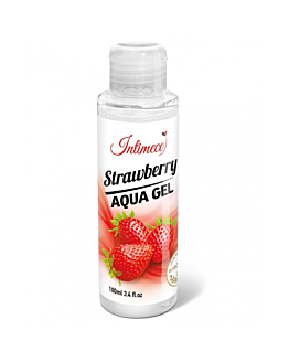 Intimeco Strawberry Aqua Gel nawilżający żel intymny o aromacie truskawkowym, 100ml