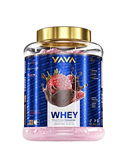 Yava Labs Premium Whey Białko serwatkowe smak biała truskawka-czekolada
