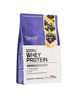 OstroVit 100% Whey Protein 700 g o smaku sernika jagodowego