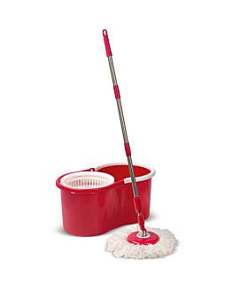 Lamart Mop Obrotowy z wiadrem CLEAN LT8061 12 Litrów Mikrofibra