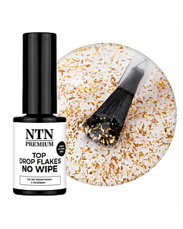 NTN Premium Top Hybrydowy Drop Flakes 24 Carat No Wipe Bez Przemywania Z Płatkami 7g