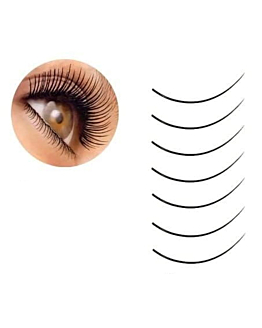 Allepaznokcie Rzęsy Jedwabne Salonowe Extreme Lashes D 0,25 9 mm