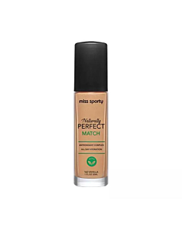 Miss Sporty Naturally Perfect Match wegański podkład nawilżający 160 Vanilla, 30ml