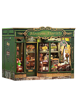 Habarri Miniaturowy domek Book Nook - Kwiaciarnia marzeń
