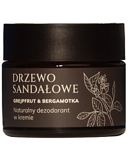 Mglife Drzewo sandałowe grejpfrut & bergamotka naturalny dezodorant w kremie