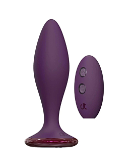 Dream Toys Glam Strong Anal Vibe wibrujący korek analny z pilotem Fioletowy