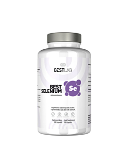 Best Lab Best Selenium Suplement diety wspierający odporność, tarczycę i zdrowe włosy