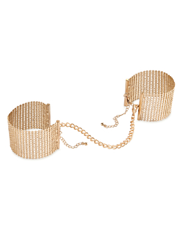 Kajdanki Desir Metallique Mesh Gold Handcuffs Bijoux Indiscrets