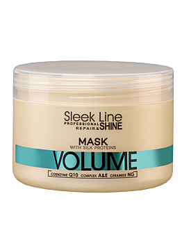 Stapiz Sleek Line Repair Volume Mask maska do włosów z jedwabiem zwiększająca objętość, 250ml