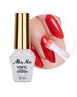 MollyNails Vinyl Effect System High Gloss Top Coat Step 3 Nawierzchniowy 10 ml