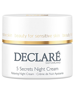 Declare Stress Balance 5 Secrets Night Cream nawilżający krem do twarzy na noc, 50ml