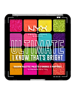 NYX Professional MakeUp Ultimate Shadow Palette paleta cieni do powiek I Know That's Bright 16x0.8g