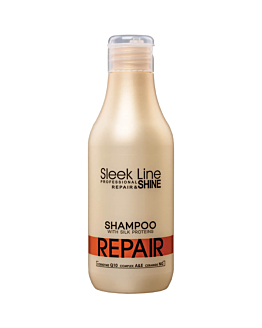 Stapiz Sleek Line Repair Shampoo szampon z jedwabiem do włosów zniszczonych, 300ml