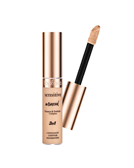 Topface Sensitive Mineral 3in1 Concealer korektor w płynie 3w1 001, 12ml