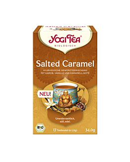 Yogi Tea Herbata Ajuwederyjska Słony Karmel (17 saszetek) słony karmel i wanilia