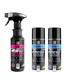 Chemical Tiger Płyn do czyszczenia felg Bloody Vampire Krwawa felga 500 ml + 2x Czernidło 400 ml