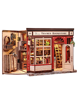 Habarri Miniaturowy domek Book Nook - Księgarnia z tradycjami