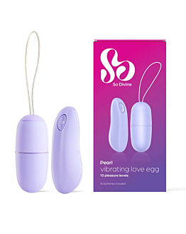 So Divine Zdalnie Sterowany Wibrator Jajko Miłości - Pearl Remote Control Love Egg