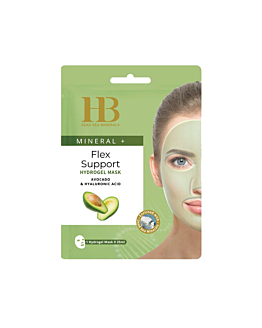 H&B Maseczka hydrożelowa w płachcie Flex Support - awokado i kwas hialuronowy