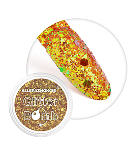 Allepaznokcie Glitter Bomb Effect Pyłek Do Paznokci Nr 01