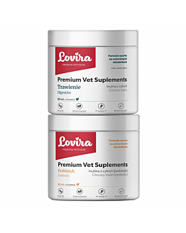 Lovira Zestaw: Suplementy Probiotyk 60 szt + Suplementy Na trawienie 60 szt