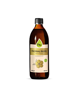 Olini Olej lniany złocisty 500 ml