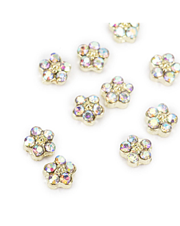 MollyNails Ozdoby Do Paznokci Kwiatki 3D K1119 10 szt