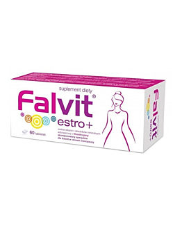 Falvit Estro+, Preparat łagodzący objawy menopauzy, Tabletki