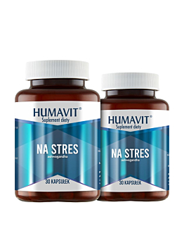 Humavit Suplement diety na stres ashwagandha, 2x30 kapsułek