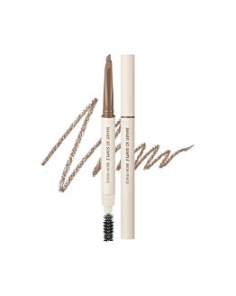 Clio Sharp So Simple Brow Pencil, popielato-brązowa kredka do brwi, 02 Ash Brown, 0,18g