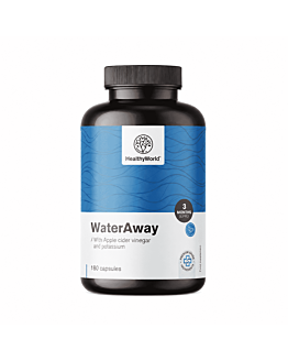 Healthy World WaterAway – kapsułki na eliminację nadmiaru wody, 180 kaps.