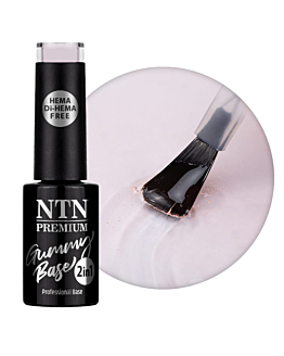 NTN Premium Sleeping Beauty Gummy Base 2in1 Baza Średnio Elastyczna Kauczukowa Do Paznokci Nr 3 5g
