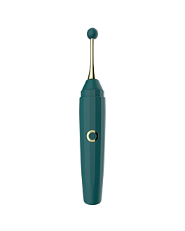 B-Series Magic Massager With 3 Heads stymulator z trzema zamiennymi końcówkami Green