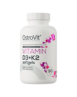 OstroVit Witamina D3 2000 IU + K2 MK-7 90 kaps softgel z oliwą z oliwek