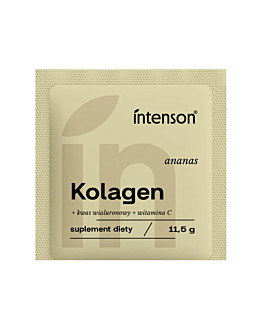 Intenson Kolagen z witaminą C i kwasem hialuronowym o smaku ananasowym, 11,5 g